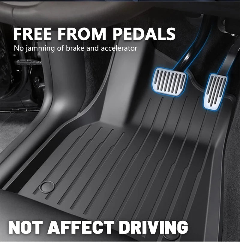 Alfombrillas TPE para Tesla Model Y/3 2021-2024 LHD - Todo Clima
