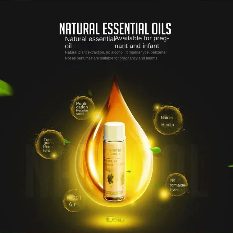 Ambientador de Perfume para Auto — Aromaterapia Elegante, 3 Intensidades, Larga Duración