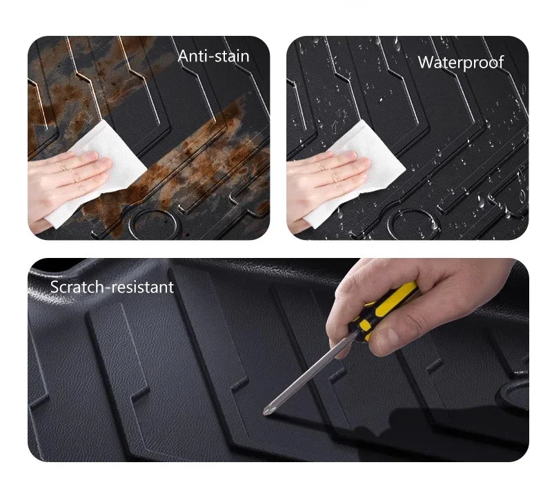 Tapetes TPE para BYD Dolphin LHD 2021-2026 - Piso y Maletero Impermeable