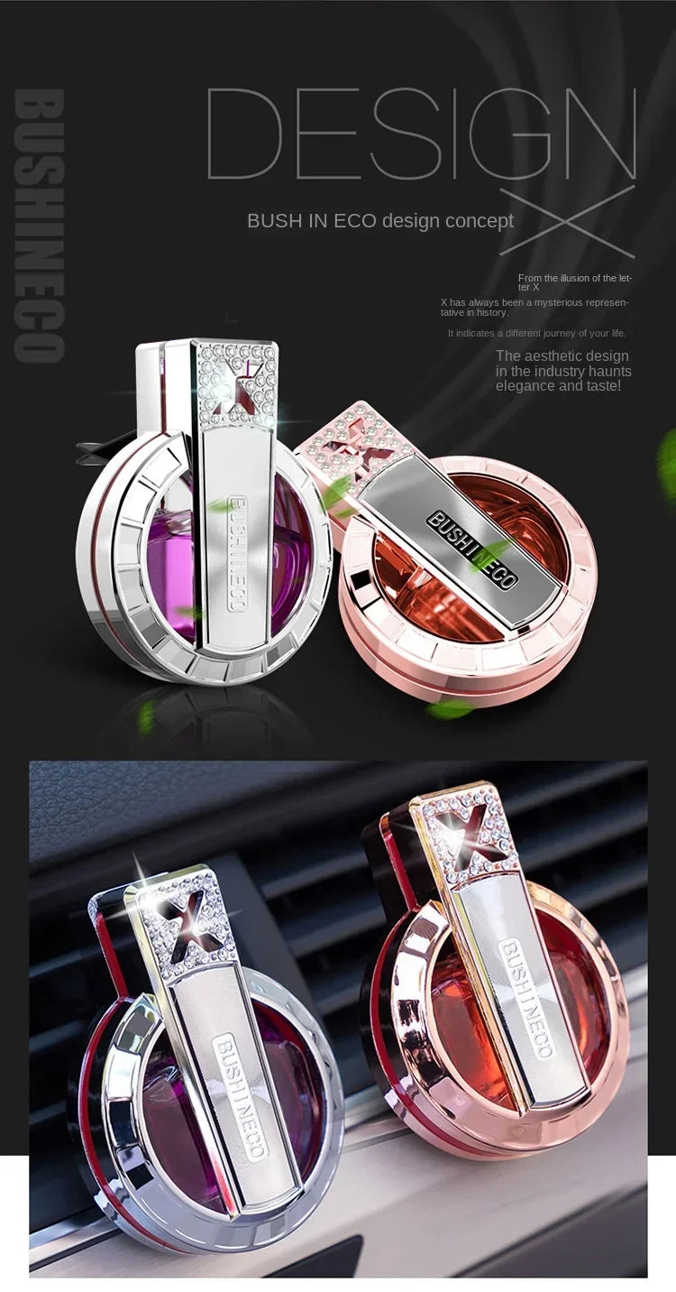 Ambientador de Perfume para Auto — Aromaterapia Elegante, 3 Intensidades, Larga Duración