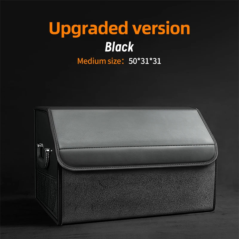 Organizador de Maletero Premium de Gamuza — Plegable, 29L / 40L / 61L
