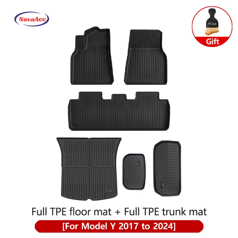 Alfombrillas TPE para Tesla Model Y/3 2021-2024 LHD - Todo Clima
