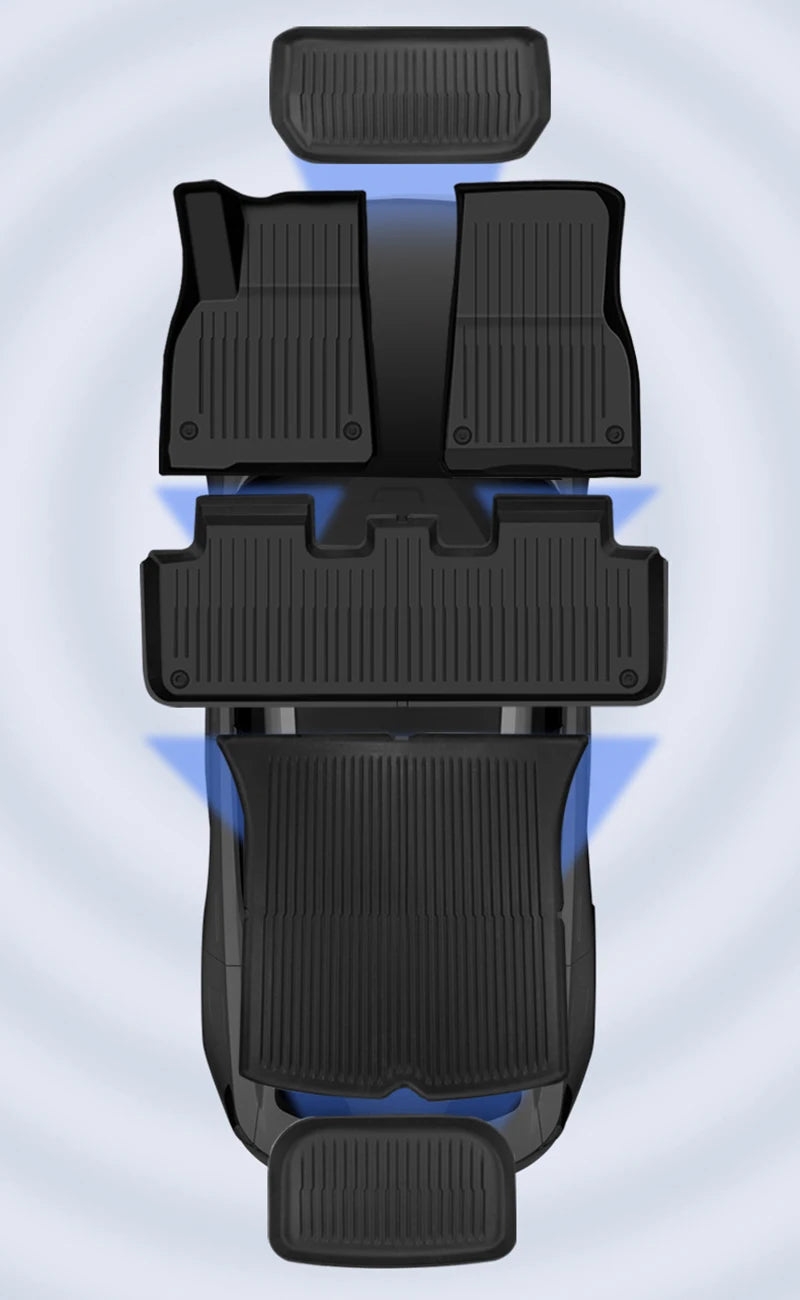 Alfombrillas TPE para Tesla Model Y/3 2021-2024 LHD - Todo Clima