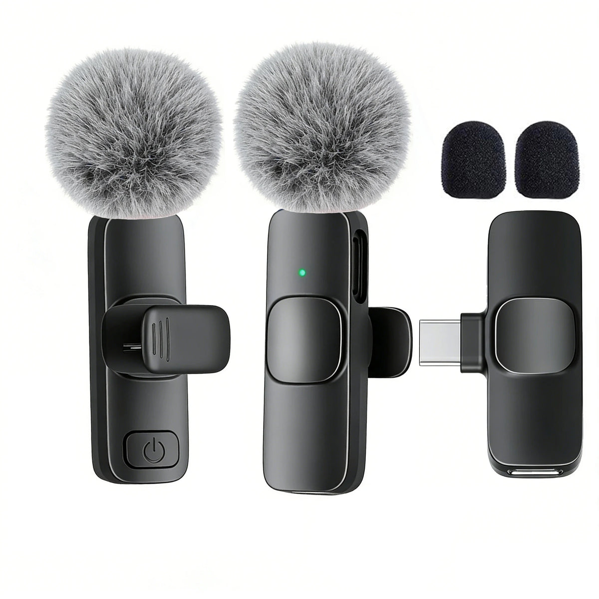 Micrófono Lavalier Inalámbrico Profesional — Plug & Play Tipo-C