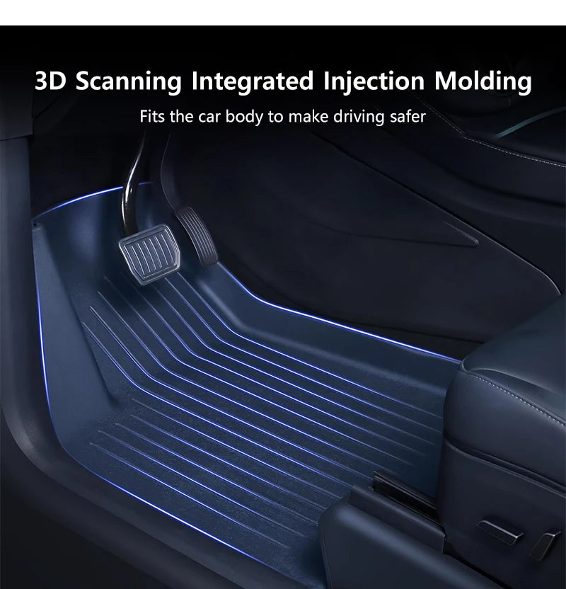 Alfombrillas TPE para Tesla Model Y/3 2021-2024 LHD - Todo Clima