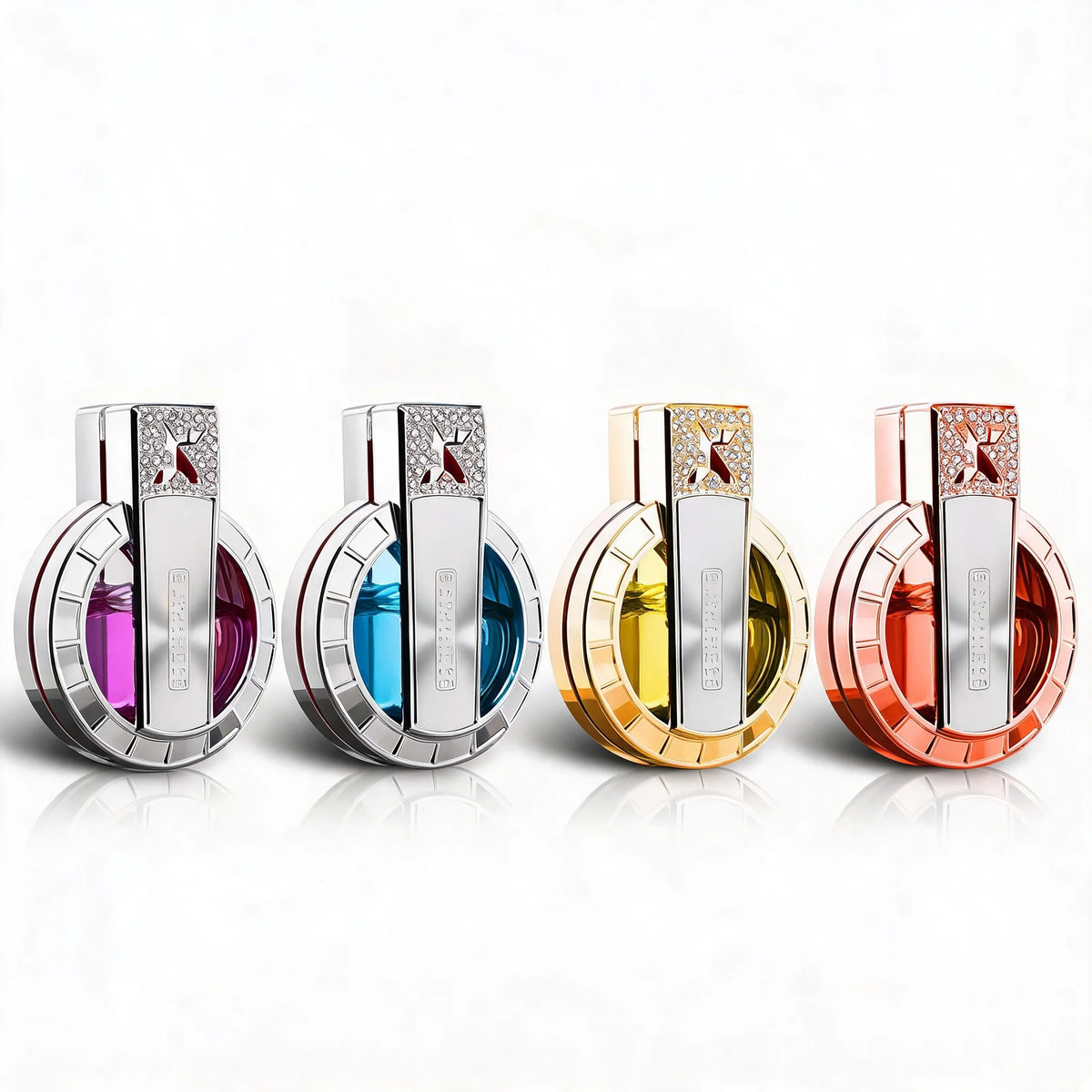 Ambientador de Perfume para Auto — Aromaterapia Elegante, 3 Intensidades, Larga Duración