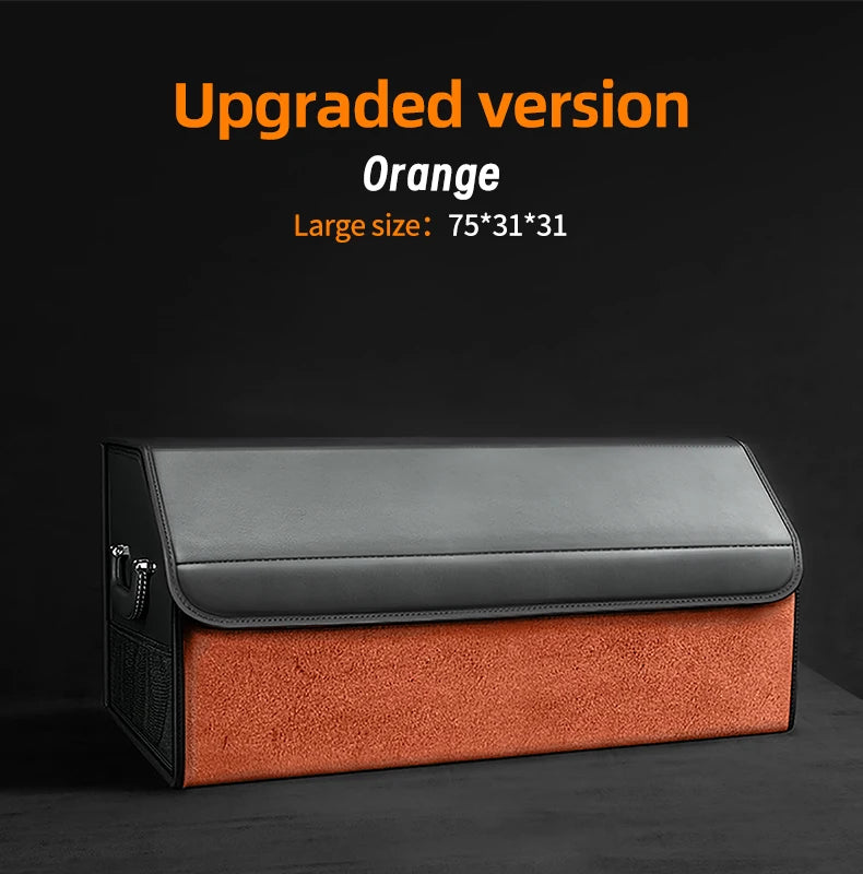 Organizador de Maletero Premium de Gamuza — Plegable, 29L / 40L / 61L