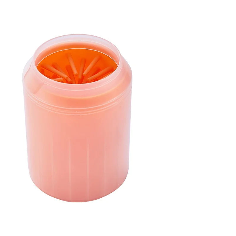 Limpiador de Patas para Perros y Gatos | Silicona Suave con Cubo Secador