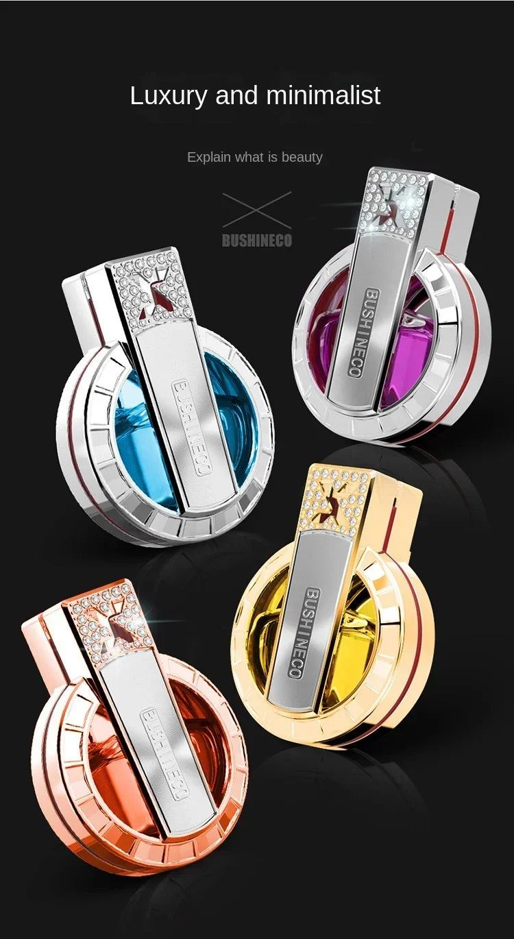 Ambientador de Perfume para Auto — Aromaterapia Elegante, 3 Intensidades, Larga Duración