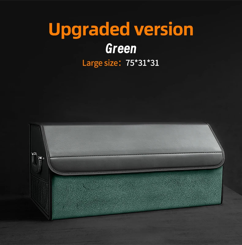 Organizador de Maletero Premium de Gamuza — Plegable, 29L / 40L / 61L