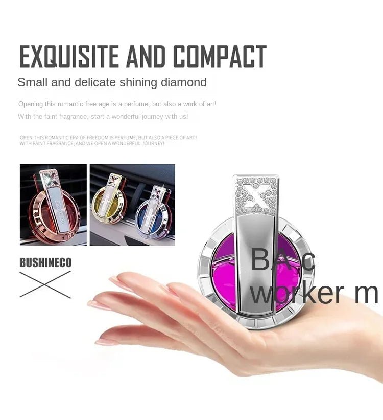 Ambientador de Perfume para Auto — Aromaterapia Elegante, 3 Intensidades, Larga Duración