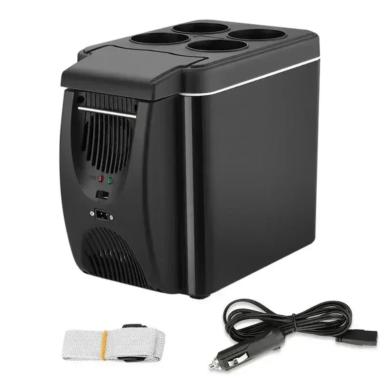 Mini Refrigerador Portátil para Auto 6L — Enfría y Calienta 12V