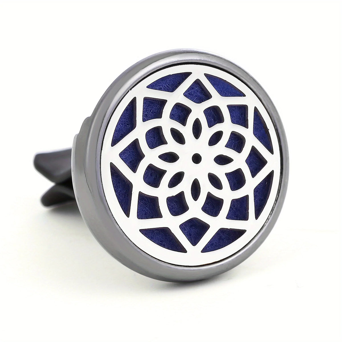Difusor de Perfume Recargable para Auto — Clip Ventilación, Aromaterapia con 10 Almohadillas