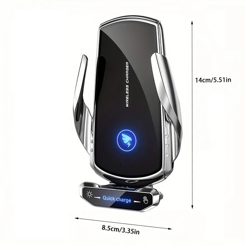Cargador Inalámbrico Magnético 15W para Auto — Soporte iPhone, Samsung, Xiaomi