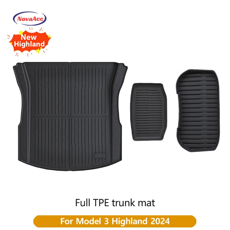 Alfombrillas TPE para Tesla Model Y/3 2021-2024 LHD - Todo Clima