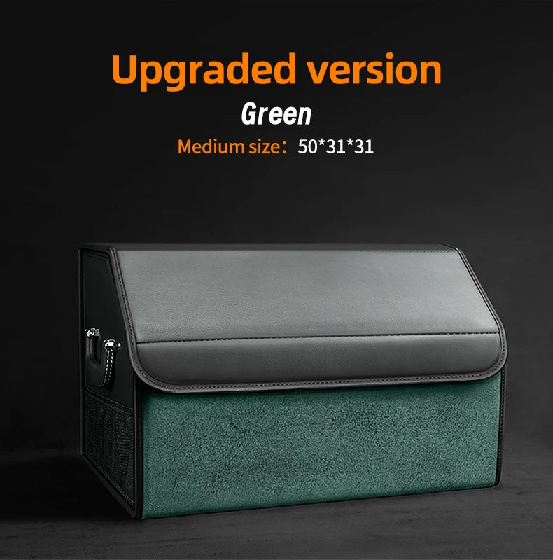 Organizador de Maletero Premium de Gamuza — Plegable, 29L / 40L / 61L