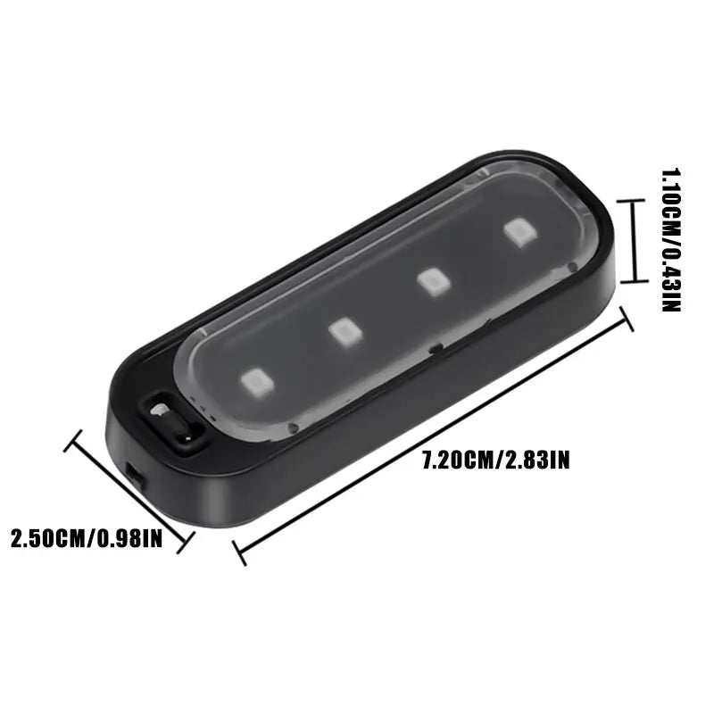 Luz de Bienvenida LED para Puerta de Auto — RGB, Inalámbrica, Anticolisión