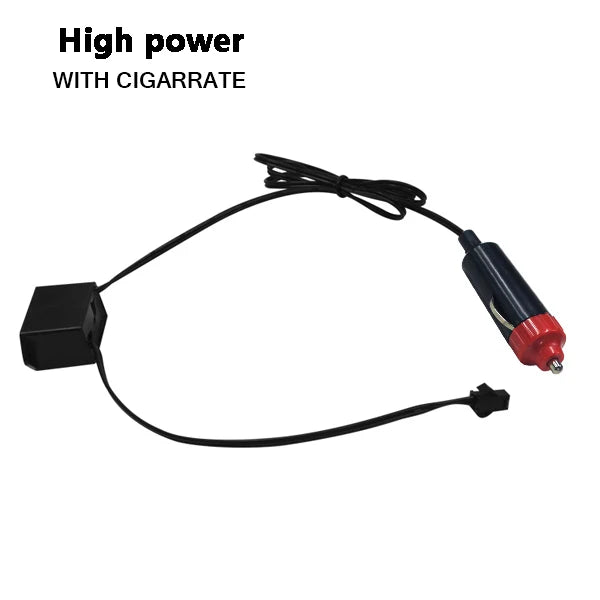 Tira LED 1M para Interior Auto - Luz Neón Flexible con Controlador USB DIY