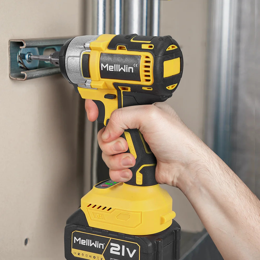 Llave Eléctrica 3 en 1 Sin Escobillas 520 N·m — Llave de Impacto + Destornillador + Taladro, Compatible Makita 18V
