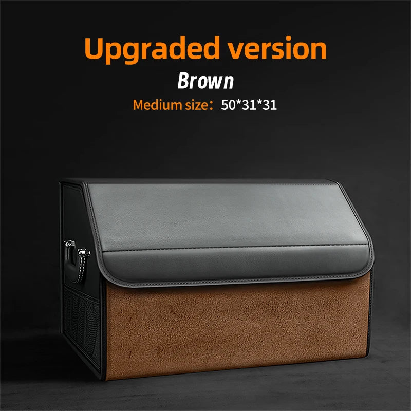Organizador de Maletero Premium de Gamuza — Plegable, 29L / 40L / 61L