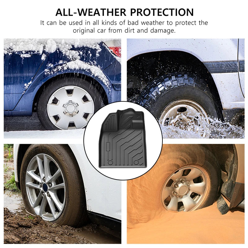 Tapetes TPE para BYD Dolphin LHD 2021-2026 - Piso y Maletero Impermeable
