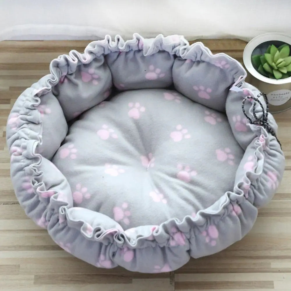 Cama Nido Calabaza para Gatos — Suave, Cálida y Acogedora