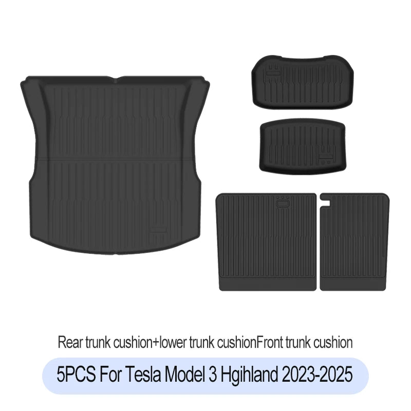 Alfombrilla para Maletero Tesla Model 3 Highland 2023-2026 - TPE Impermeable