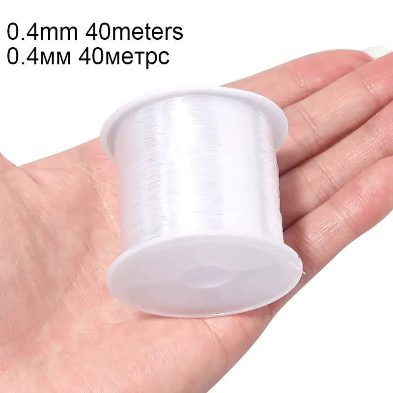 Clear Nylon Beading Cord (0.2-1mm) - Wholesale Fishing Line for Jewelry Making
