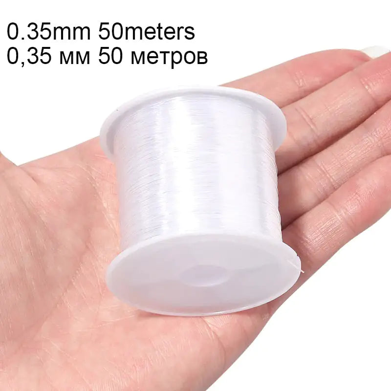 Clear Nylon Beading Cord (0.2-1mm) - Wholesale Fishing Line for Jewelry Making